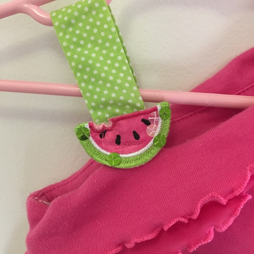 Youngland watermelon theme dress w/ diaper cover - Picture 4 of 5